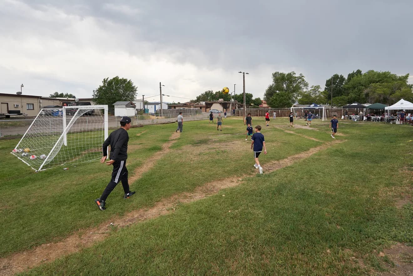 Soccer field in Northern Colorado